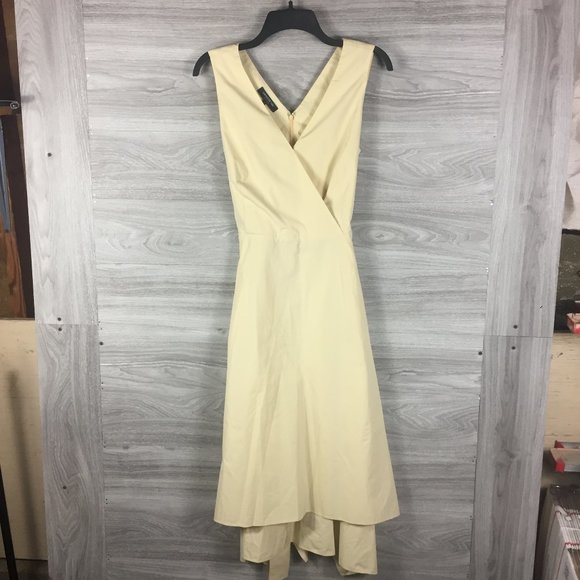 Lafayette 148 New York Dresses & Skirts - Lafayette 148 Pale Yellow Midi Dress